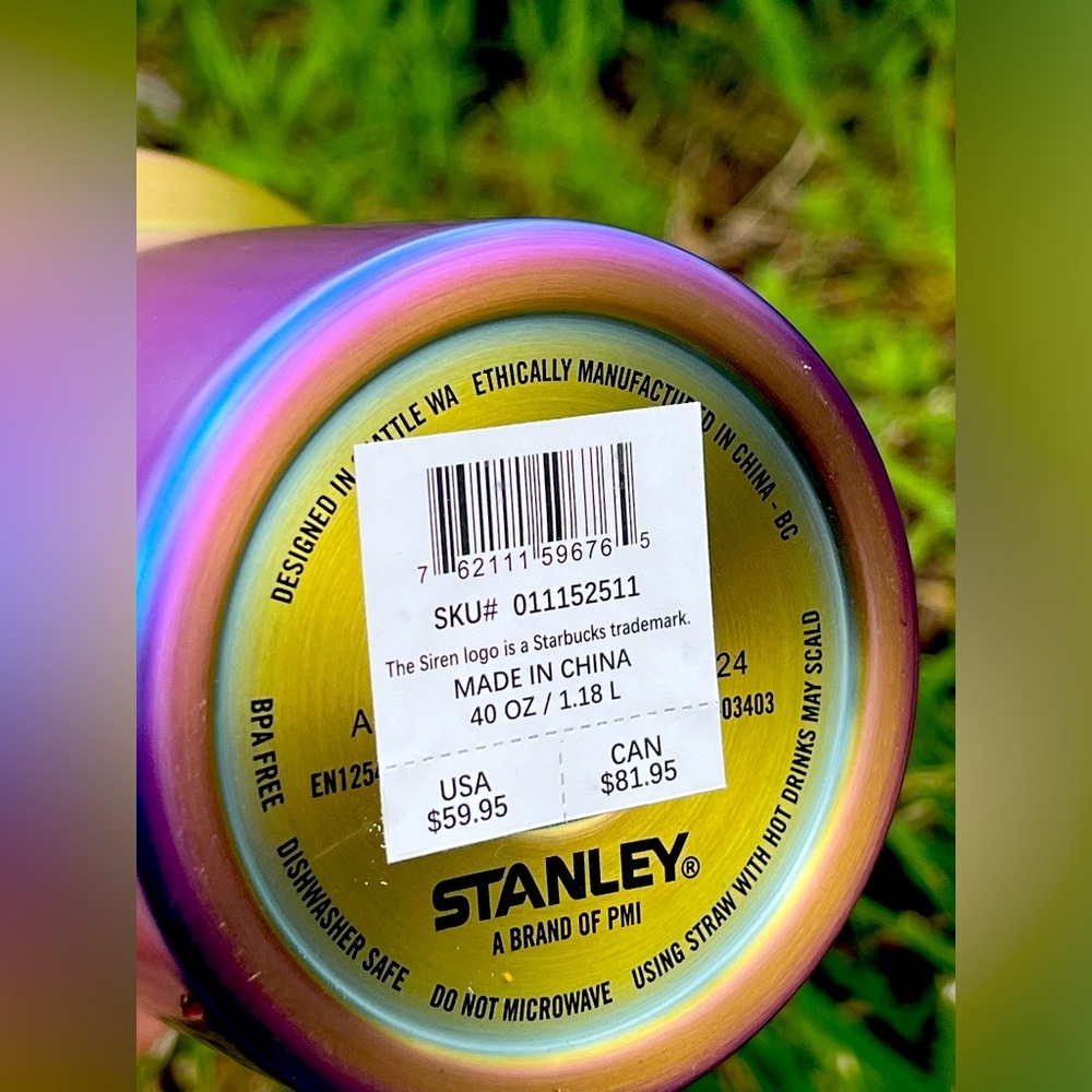 Summer Starbucks Stanley Tumbler 40 oz.🌸 NEW - Picture 4 of 10